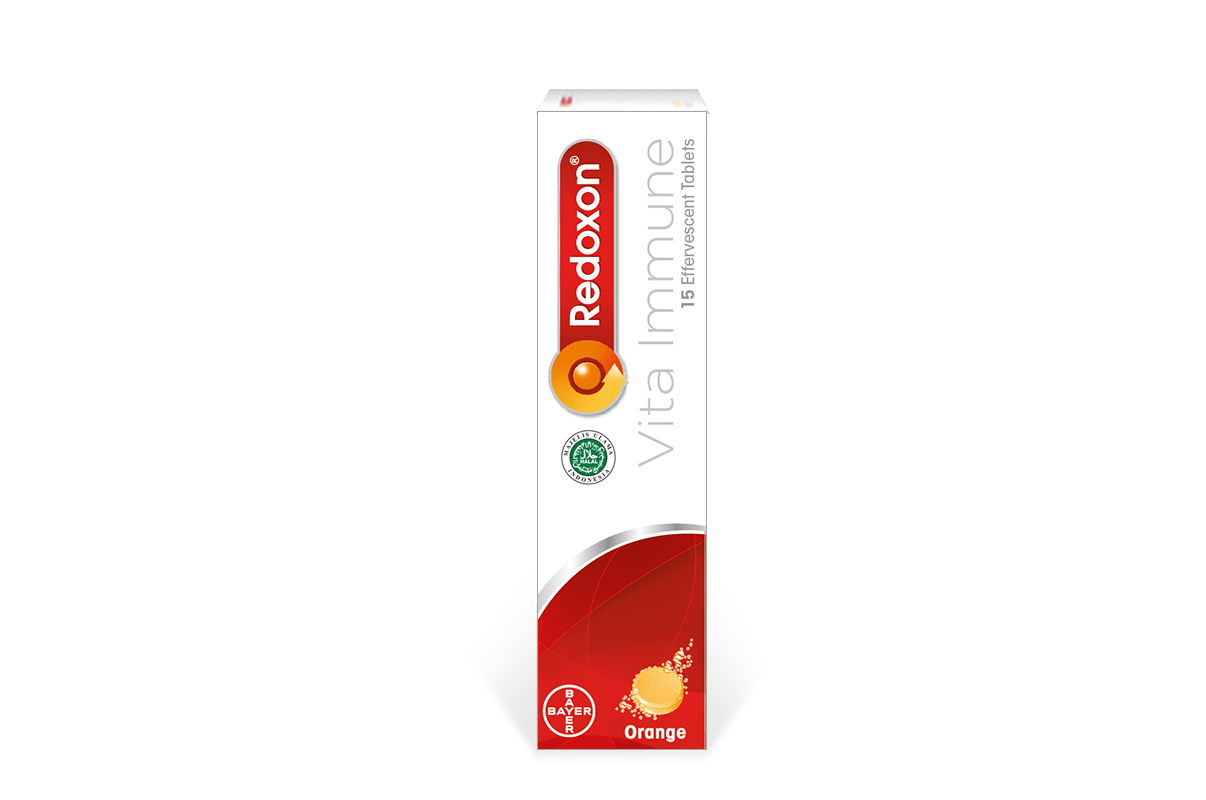 Vita Immune Orange 15 Effervescent Tablets Vertical